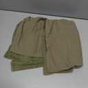 ANRODUO Pack of 2 Decorative Linen Pillow Covers Light Olive Green Euro Sham Neutral Farmhouse Boho Soild Cushion Case Soft Accent Pillowcase for Couch Sofa Bedroom Living Room Home Decor 22 x 22 Inch