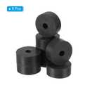 PATIKIL Vibration Isolation Washer 2" OD 0.5" ID 0.8" Thick, 8 Pack Rubber Round Anti Mechanical Damping Feet Pads, Black