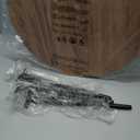 SAYGOER Mid Century Modern Coffee Table for Living Room Rustic Oval Coffee Table Small Retro Accent Sofa Center Table for Living Room,22.2" D x 42.5" W x 17.1" H, Walnut Oak