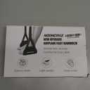 Airplane Foot Hammock, Portable Airplane Footrest, Adjustable Foot Hammock for Plane Travel to Relax Your Feet,Leg Rest for Long Flights,Travel Essentials,Office Footrest(Black)