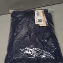 Dokotoo Womens 2025 Summer Casual Button Up Short Sleeve Drawstring Waist Shorts Jumpsuits Striped Rompers with Pockets (XX-Large, Navy Blue)