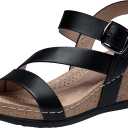 Jeossy Women's Platform Wedge Sandals 835 Comfortable Open Toe Ankle Strap Summer Walking Sandals with Buckle (8)