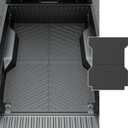 powoq 6FT Truck Bed Mat Compatible with 2005-2023 Toyota Tacoma Truck Bed Liner TPE Material Replacement for 2005-2016 2017 2018 2019 2020 2021 2022 2023 Toyota Tacoma Accessories(6FT Bed Mat)
