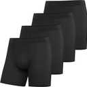 Natural Feelings Athletic Mens Underwear Boxer Briefs for Men pack 4 Pack S M L XL XXL