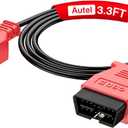Autel OBD2 Extension Cable, Full 16Pin Male to Female OBDII Extension Cable Diagnostic Extender, 16Pin OBD II Cord Adapter, for All OBD2 OBD II Vehicles (1m/3.3ft)