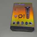 MENSURE Electric Razor for Men, Rechargeable Electric Shavers with Pop-up Trimmer, IPX7 Waterproof Cordless Shavers, Type-C, LED Display, Travel-Friendly, Gift for Men, Gold