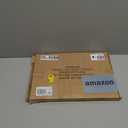 DOLLAR BOSS Bulletin Boards with Linen 1-Pack 16''X 12'' Double-Sided Cork Board for Walls Wood Framed Bulletin Boards, Small Pin Board for Home Kitchen Office Decorative Hanging 10 Pushpins (White)