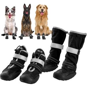 OneTigris Waterproof Grip Dog Shoes,Anti-Slip Dog Socks Boots,Pathfinder Dogs Booties Paw Protectors for Hardwood Floor,Indoor and Outdoor for Small Medium Large Dogs (#6(Length:3.60"; Width:2.56"))