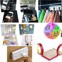 3M Double Sided Tape 0.39in x 16.5ft, Mounting Tape Heavy Duty, Removeable PE Foam Tape Strips, Strong Adhesive Tape Waterproof Free Damage for Paint Wall Picture Hanging Poster