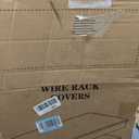 Wire Shelf Covers, 5Pcs 48"x12" Inch Shelf Covers for Wire Shelving, 0.39 Inch Thick (Not Wood), Moisture Resistant Wires Rack Cover with No Installation for Pantry, Closet, Kitchen