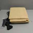 5' x 8' Beige Straight Edge Sun Shade Sail, Rectangle Awning Outdoor Shade Cloth Pergola Cover UV Block Fabric- Customized