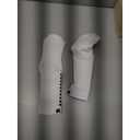 Lux Dual Grip Socks - Soccer Grip Socks for Men and Women. GripArray Performance & Comfort (Small, White)