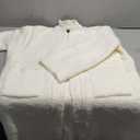 bearberry Cozy Robe Lightweight Soft Plush Bathrobe with Pockets for Women (One Size, Cream-hoodless)