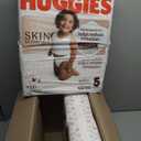 Huggies Size 5 Diapers, Skin Essentials Baby Diapers, Size 5 (27+ lbs), 132 Count (2 Packs of 66)
