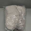 Nanspring Mocha Linen Kitchen Curtains 30 Inch Length 2 Pack Semi Sheer Linen Blend Minimalist Light Filtering Short Drapes Back Tab Rod Pocket for Small Windows Cafe Bathroom Laundry 36Wx30L