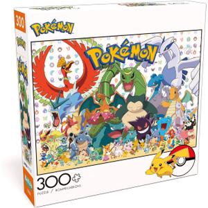 Buffalo Games - Pokmon - Fan Favorites - 300 Large Piece Jigsaw Puzzle Multicolor, 21.25"L X 15"W
