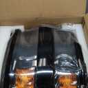 Headlights Assembly Compatible with Chevy Silverado 2500HD 2015-2019,Headlamp Halogen Driver Side Replacement GM2502439 84388596Black