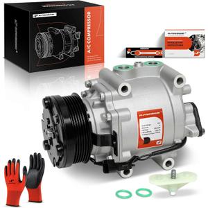 A-Premium Air Conditioner AC Compressor with Clutch Compatible with Ford Five Hundred Freestyle 3.0L 2005-2007, Mercury Montego 3.0L 2005-2007