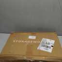 StorageWorks Recycling Bin with Lid, 29Gal Large Recycling Bin for Kitchen, Indoor Recycling Bins with 2 Reusable Washable Bags for Bottles and Cans, Steel Frame Fabric Sorter, 110L, Black