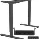 Dual Motor Standing Desk Frame, Electric Adjustable Legs with Memory Presets, Stand Up Desk Frame Workstation, with Cable Management Tray, 2pcs Headphone Hook, for Home Office