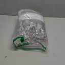 Royale Linens 100% Organic Cotton Fitted Sheet - Percale Weave - Super Soft Deep Pocket Bottom Sheets - Elastic Sheet Twin Size - Twin Fitted Sheets Only - (39"x75"+15", Silver)