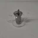 HIWARE 1000ml Glass Teapot with Removable Infuser, Stovetop Safe Tea Kettle, Blooming and Loose Leaf Tea Maker Set (33 oz)