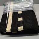 GRANNY SAYS Indoor Doormat, 32" x 48", Non-Slip Front Door Mats, Outdoor Welcome Mat Washable, Low Profile Indoor Door Mats for Entryway, Floor Inside Back Door Mat (Black - Tan Square)