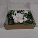 Ling's moment Artificial Wedding Arch Flowers