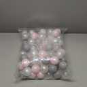 GOGOSO Ball Pit Balls for Toddlers Kids Plastic Balls for Ball-Pit Playpen Pool Baby Pastel Party Decor Fun Shaped Star Bulk 50 100 200 500 1000 Count (pink+white+gary+transparent)