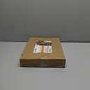 Mibao Front Door Mat, Dirt Trapper Welcome Mat for Outdoor Indoor, Non-Slip Waterproof Doormat, Durable Machine Washable Low Profile Entry Rug for Back Door Outside Patio Porch, 36" x 24", Black