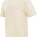 Pro Standard Mens NFL Neutral Cotton Short Sleeve Tee (Beige, L)