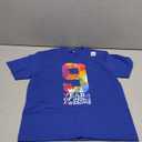 9 Years of Being Awesome 9TH Birthday T-Shirt Size M, Royal Blue