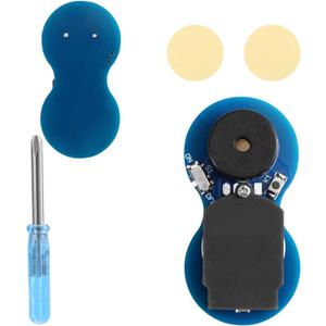 Prank Cricket Noise Maker, Figure 8 Appearance Cricket Noise Generator with 16 Chirping Sounds Hidden Beeping Prank Items for Office School Home Party Car (Blue)