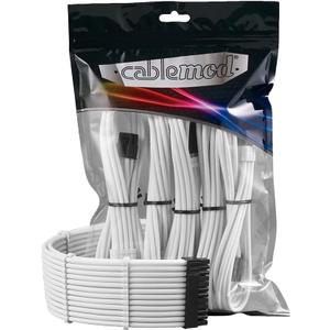 CableMod Pro ModMesh Sleeved 12VHPWR StealthSense Cable Extension Kit (White, 16-pin to Triple 8-pin)