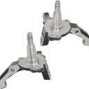 labwork Pair Forged Steel 1 Piece 2 Inch Drop Spindles Replacement for Ford Mustang II 1974-1978 Replacement for Ford Pinto V6 V8 1973-1980