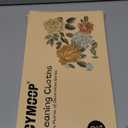 JOYMOOP 12 Pack Decorate Cleaning Cloth (Simple Floral of Decorative Series), Reusable Absorbent Dish Towels, Non-Scratch Washable Rags for Cookware, Kitchen and Household Cleaning - 6.77.9 inch