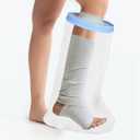 Adult Leg Cast Cover for Showering, KT2103 Waterproof Foot Shower Bandage Protector Watertight Protection to Broken Leg, Foot Bunion Surgery, Ankle Wound and Burns