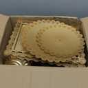 Set of 9 Cake Stands Metal Cupcake Stand Set Multiple Styles Candy Fruit Display Tower Dessert Plate Cake Serving Tray for Birthday Party Wedding Anniversary Baby Shower Engagement (Gold)