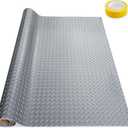 4×6FT Garage Floor Mat, 2.8mm Thickened with A Roll of Tape Gray