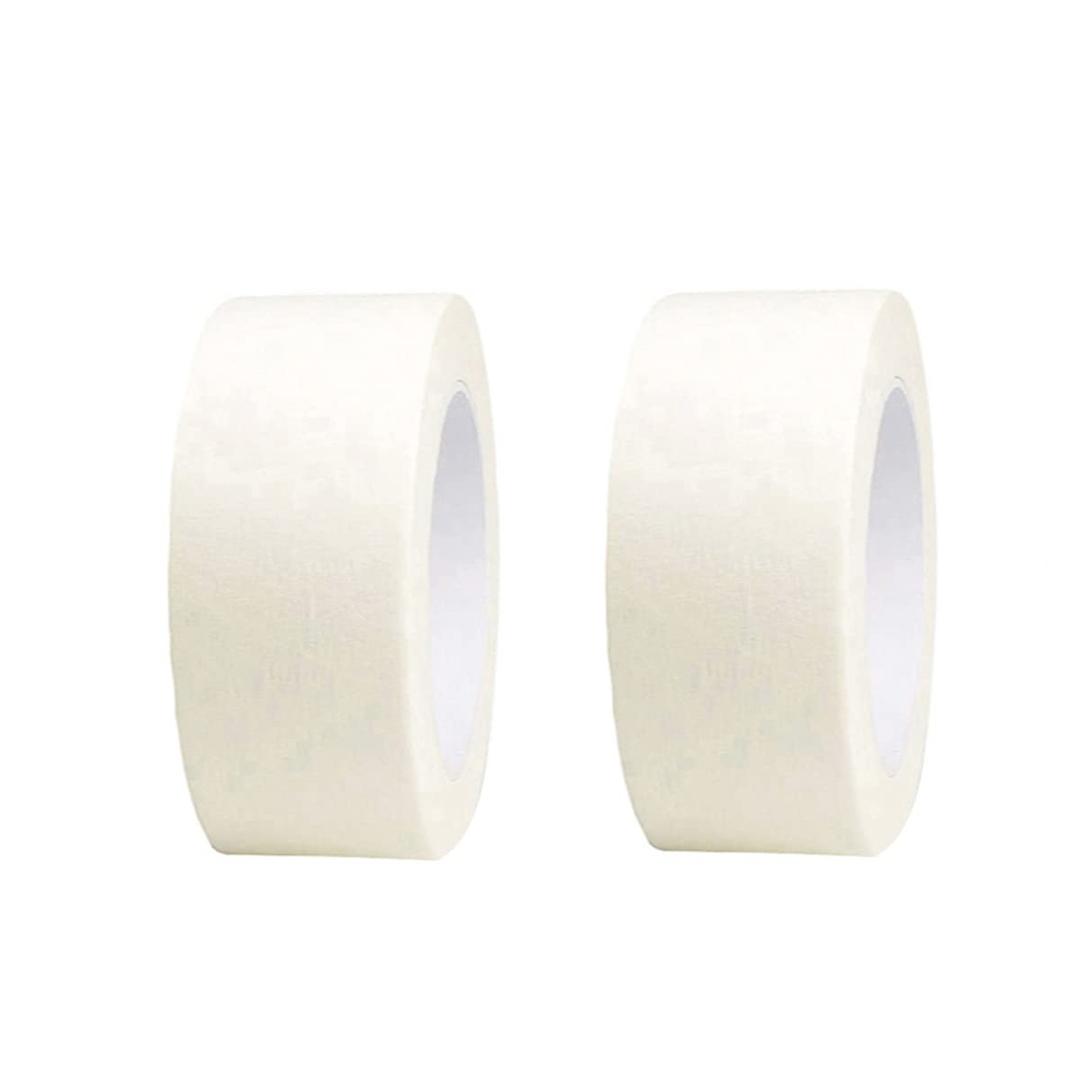 2 Inch Wide Masking Tape, General Purpose Beige White Painters Tape for Home, Office, School Stationery, DIY Art, Crafts, Labeling (2 Inch X 55 Yard2 Rolls)