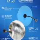 17.3 in Acrylic Convex Security Mirror, Wall Mount