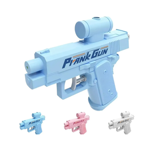 2 Pack Prank Water Gun, Prank Squirt Gun, Prank Two-Way Water Gun, Reverse Prank Surprise Water Guns, Hilarious Novelty Toy for Parties & Summer Fun (Blue+White)