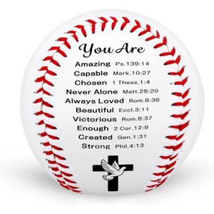 XPENMULBOJA Baptism Gifts for Boys Girls Religious Baseball Gifts for Men Graduation Gifts for Teen Boys 14-16 First Communion Gift for Teens