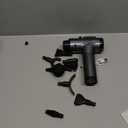 Massager, Muscle Massager for Athletes Handheld Electric Deep Tissue Back Massager, Percussion Massage Device for Pain Relief with 30 Speed Levels 9 Heads (Grey)