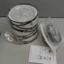 Mini Flush Mount Ceiling Light Fixture Matte Black Spiral Cage Kitchen Island Lights Handblown Clear Hammered Seeded Glass Shade Farmhouse Chandeliers for Dining Room Entryway Porch Foyer