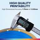 OVERTURE Easy PLA 1.75mm 3D Printer Filament, 1kg PLA Cardboard Spool (2.2lbs), Dimensional Accuracy +/- 0.02mm, Fit Most FDM Printer (Easy Digital Blue)
