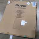 Kuyal Office Chair Mat for Carpet, Set of 2, 40x48 Clear Heavy Duty Computer Chair Mat, Under Desk Protector Carpeted Floors Mat, Easy Chair Movement,Ship Flat