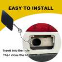 Car Front Bumper Tow Hook Cover Compatible with Luxury Edition BMW 5 2017 2018 2019 2020 G30 G31 518 520 525 530 535 540 Trailer Cover Cap 51117427448 Small Lid Towing Eye Cap