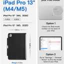 MOFT Snap Tablet Case for iPad Pro 13" (M5/M4) with Pencil Holder, Magic Keyboard Compatible, Slim Lightweight Magnetic Case, Connect to Versatile Snap Stands