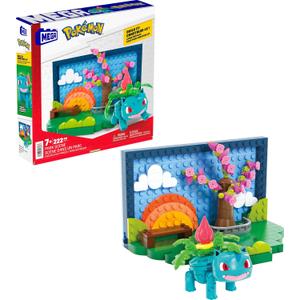 MEGA Pokmon Park Scene Building Toy Kits With 1 Action Figure (220 Pieces) For Kids